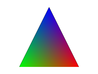 Color-interpolated Triangle